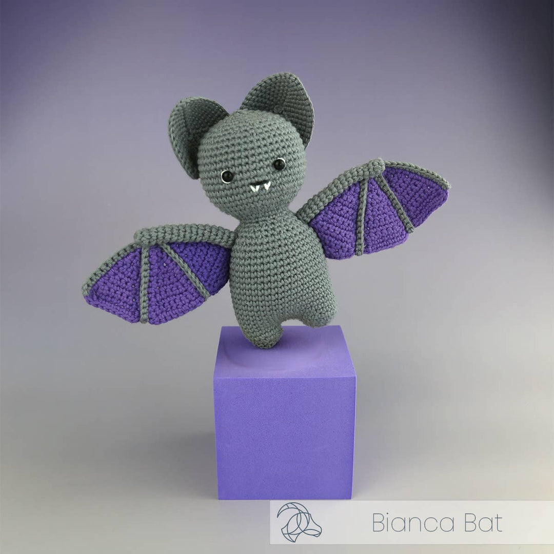 Hardicraft USA - DIY Crochet Kit - Bianca Bat - Pisgah Needleworks