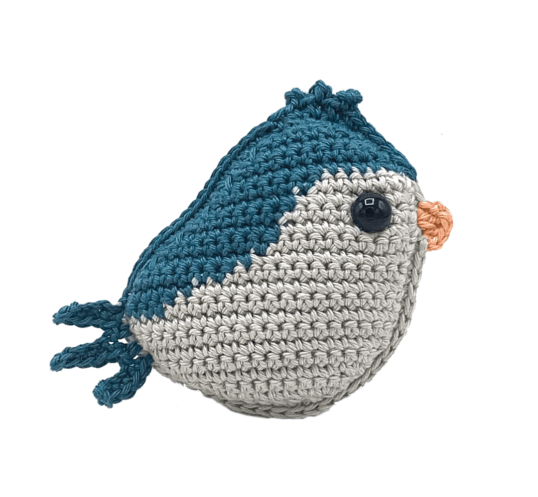 Hardicraft USA - DIY Crochet Kit - Blue Bird - Pisgah Needleworks