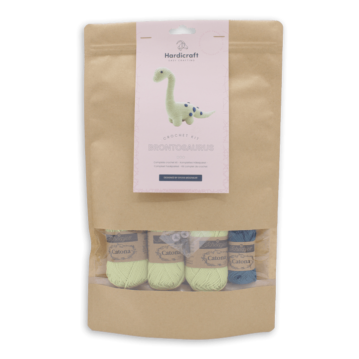 Hardicraft USA DIY Crochet Kit – Brontosaurus - Pisgah Needleworks