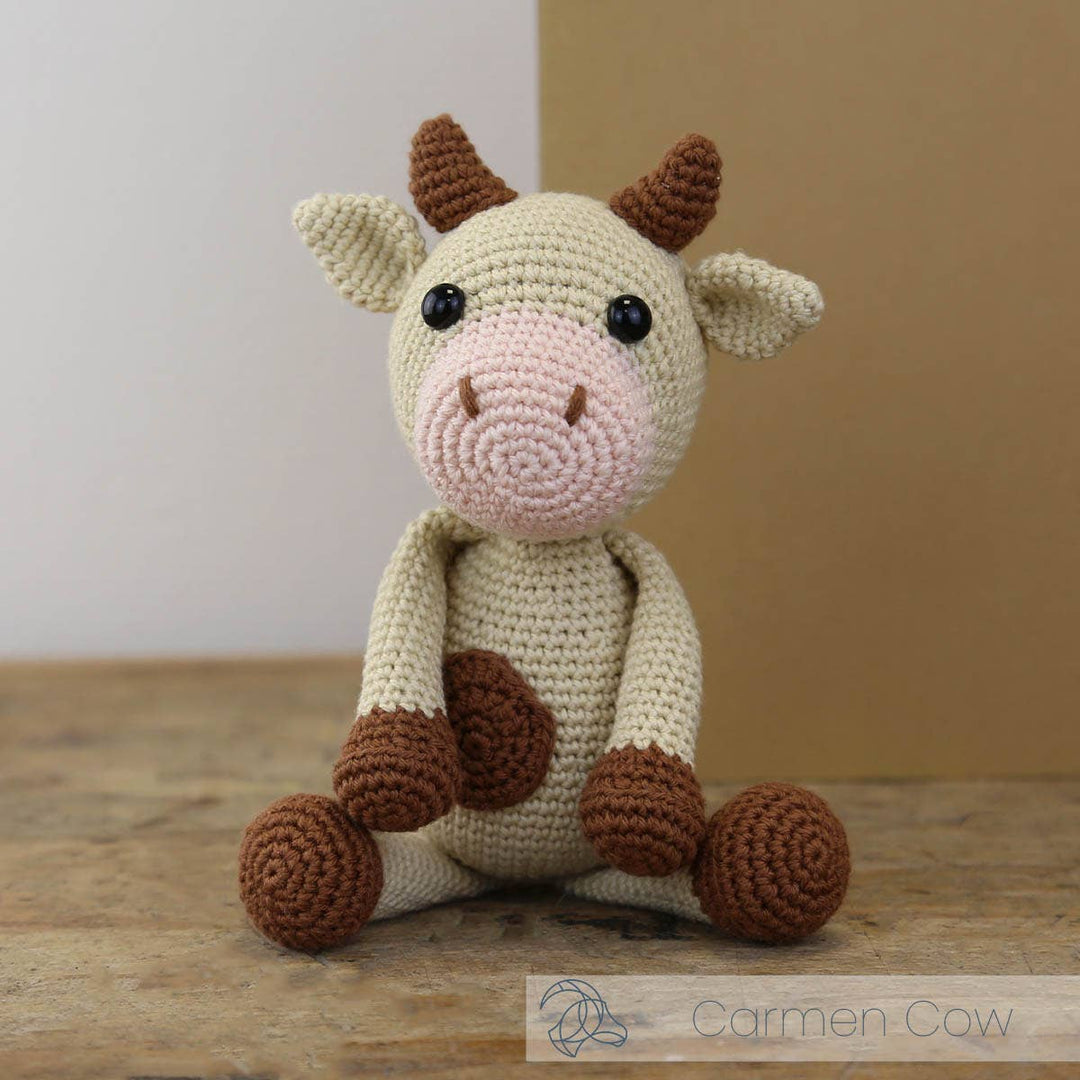 Hardicraft USA - DIY Crochet Kit - Carmen Cow - Pisgah Needleworks