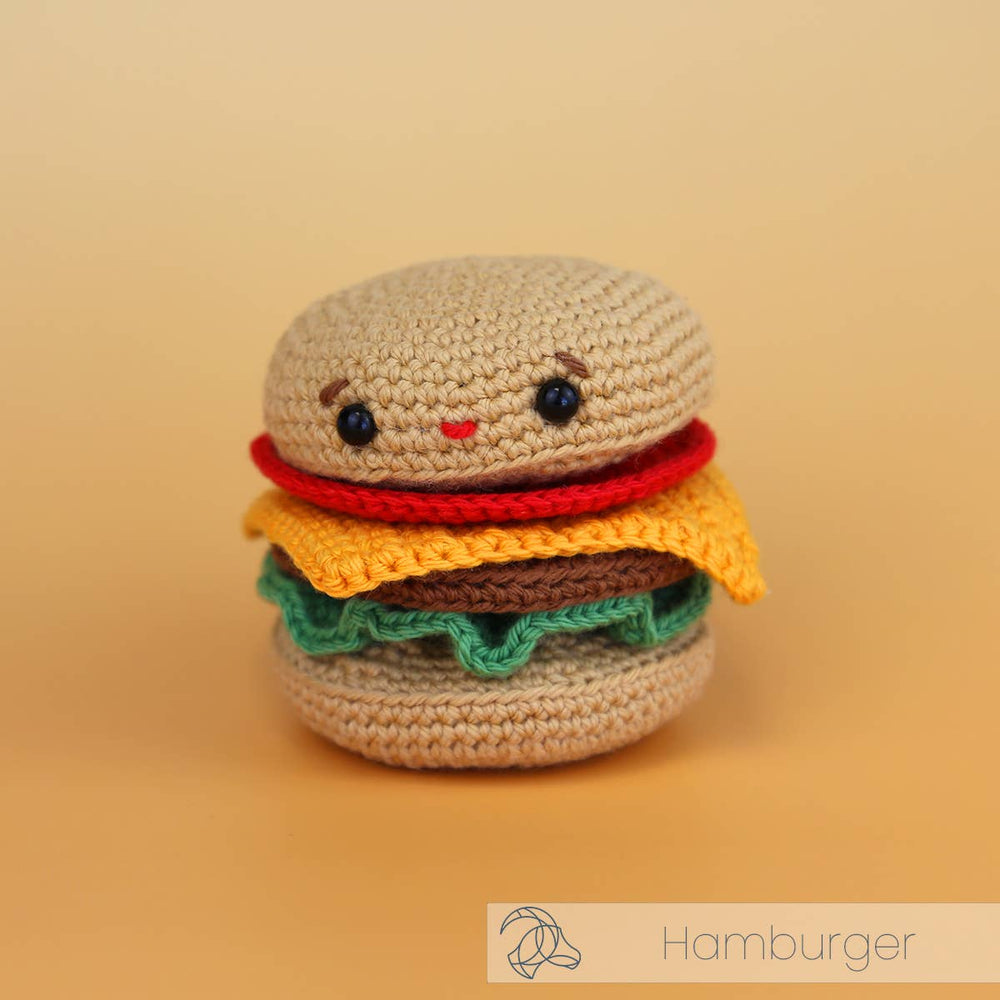 Hardicraft USA - DIY Crochet Kit - Hamburger Bag Charm - Pisgah Needleworks