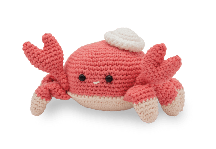 Hardicraft USA - DIY Crochet Kit - Marleen Crab - Pisgah Needleworks