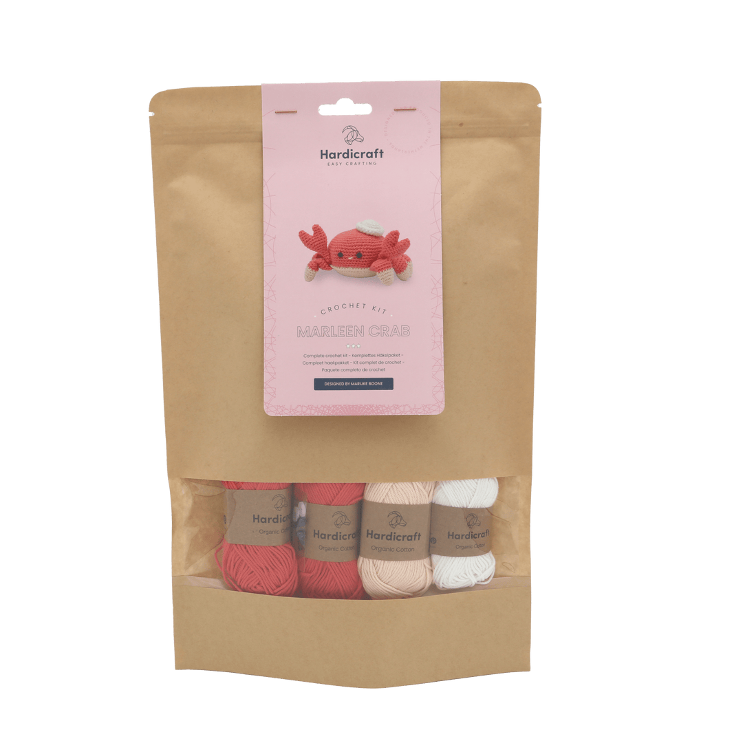 Hardicraft USA - DIY Crochet Kit - Marleen Crab - Pisgah Needleworks
