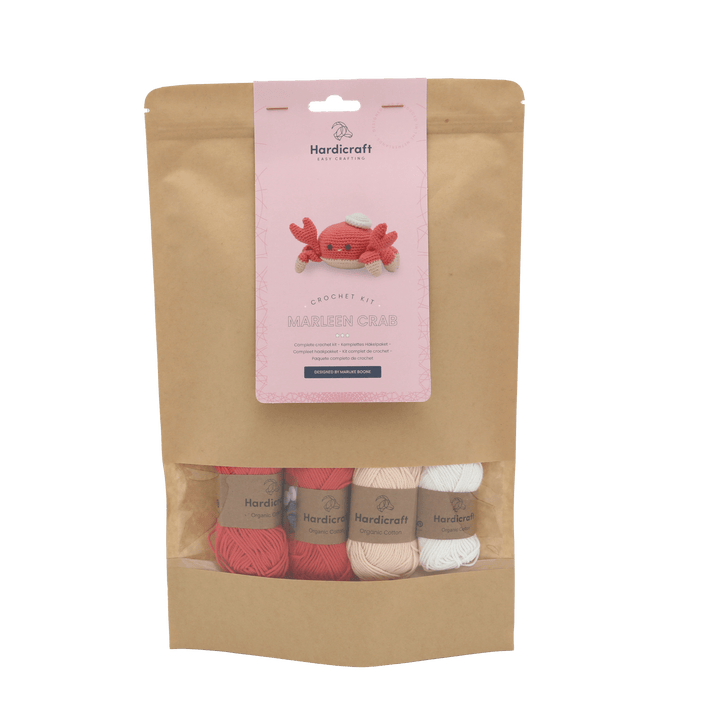 Hardicraft USA - DIY Crochet Kit - Marleen Crab - Pisgah Needleworks