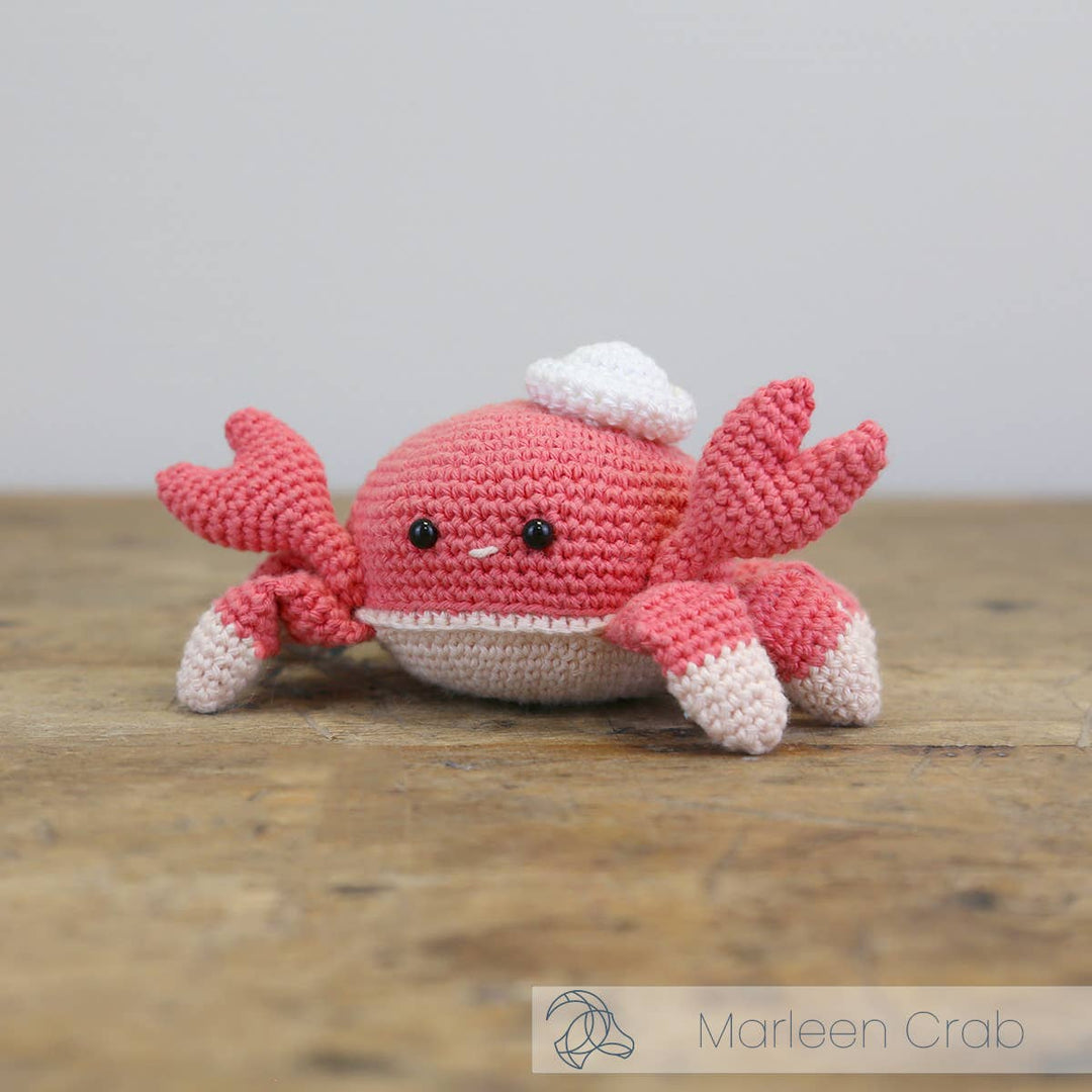 Hardicraft USA - DIY Crochet Kit - Marleen Crab - Pisgah Needleworks