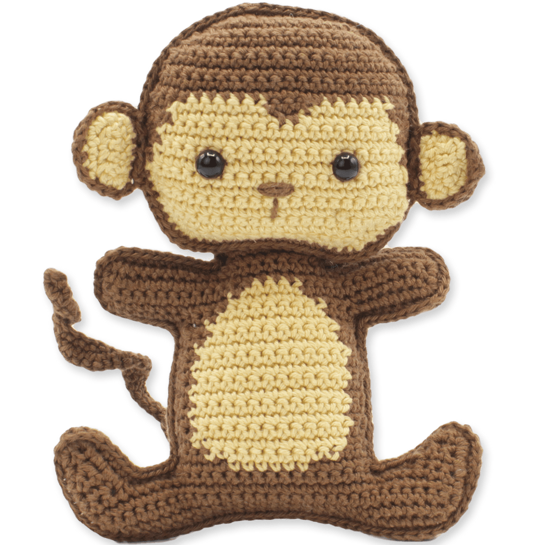 Hardicraft USA - DIY Crochet Kit - Morris Monkey - Pisgah Needleworks