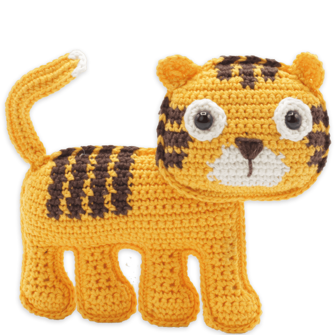 Hardicraft USA - DIY Crochet Kit - Oscar Tiger - Pisgah Needleworks