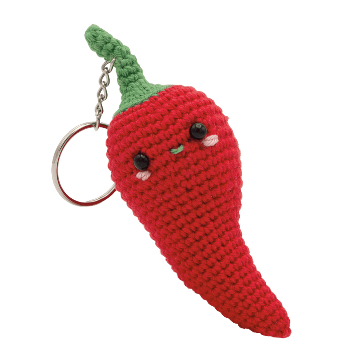 Hardicraft USA - DIY Crochet Kit - Pepper Bag Charm - Pisgah Needleworks