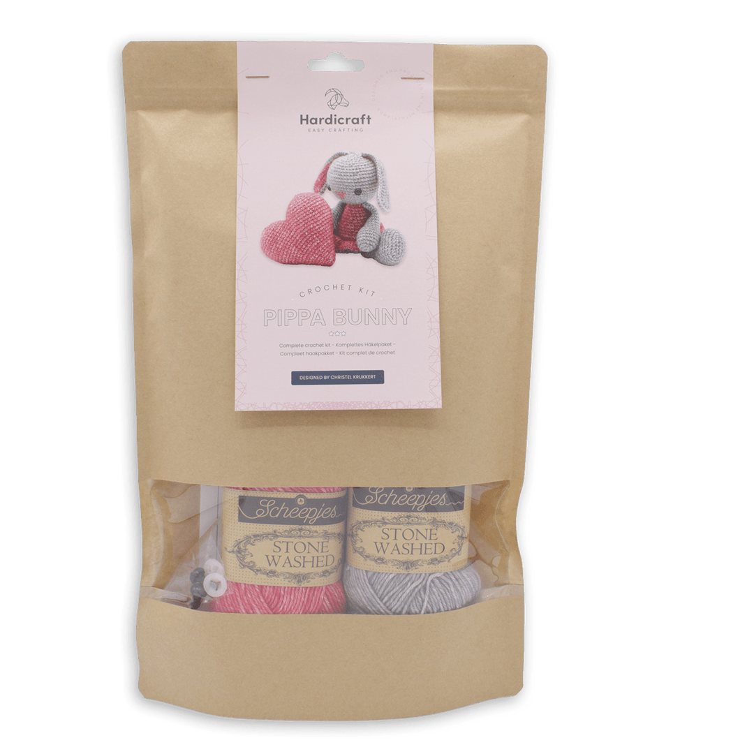 Hardicraft USA - DIY Crochet Kit - Pippa Bunny - Pisgah Needleworks