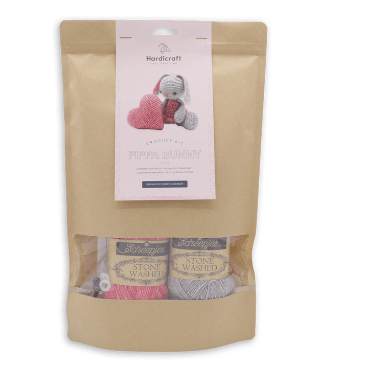 Hardicraft USA - DIY Crochet Kit - Pippa Bunny - Pisgah Needleworks