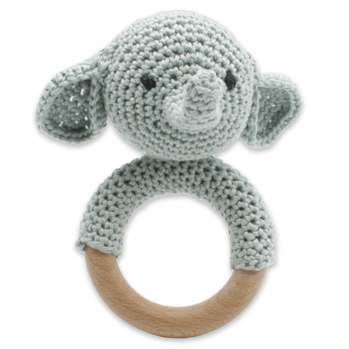 Hardicraft USA DIY Crochet Kit – Rattle Elephant - Pisgah Needleworks