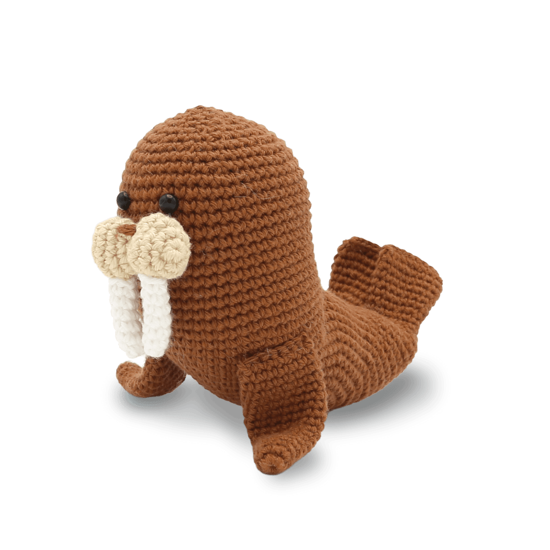 Hardicraft USA - DIY Crochet Kit - Willem Walrus - Pisgah Needleworks