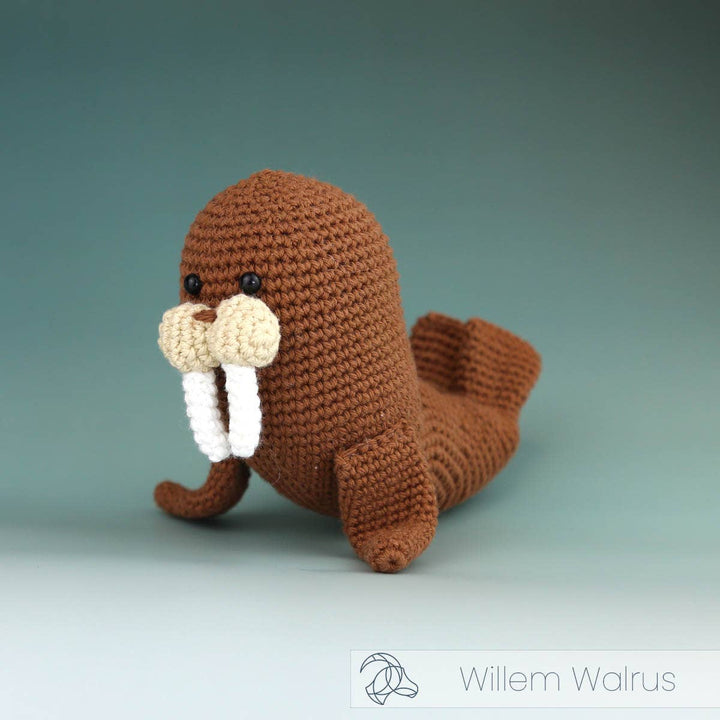 Hardicraft USA - DIY Crochet Kit - Willem Walrus - Pisgah Needleworks