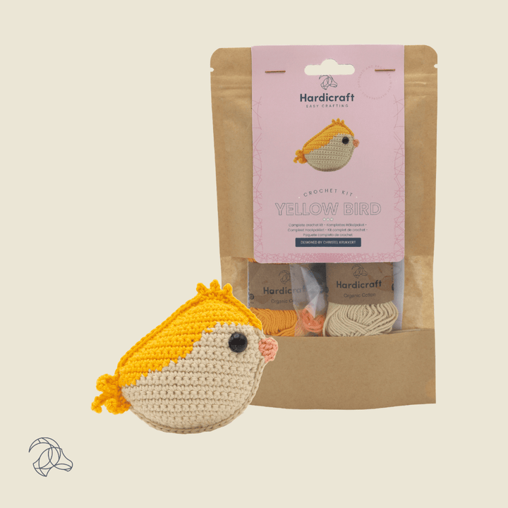 Hardicraft USA - DIY Crochet Kit - Yellow Bird - Pisgah Needleworks
