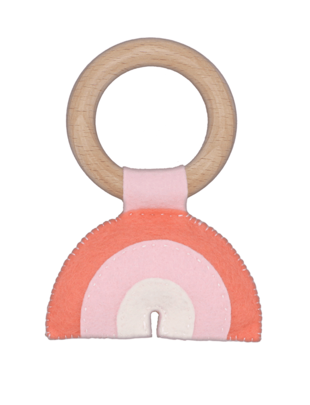 Hardicraft USA - DIY Felt Kit - Rainbow Rattle - Pink - Pisgah Needleworks