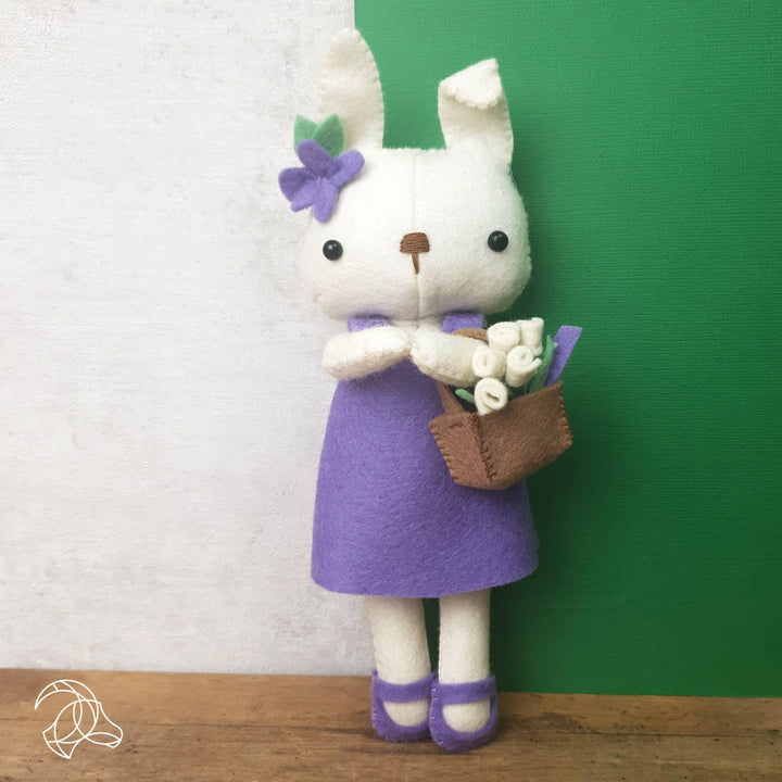 Hardicraft USA - DIY Felt Kit - Sophie Rabbit - Pisgah Needleworks