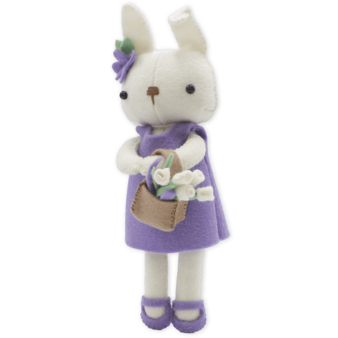 Hardicraft USA - DIY Felt Kit - Sophie Rabbit - Pisgah Needleworks