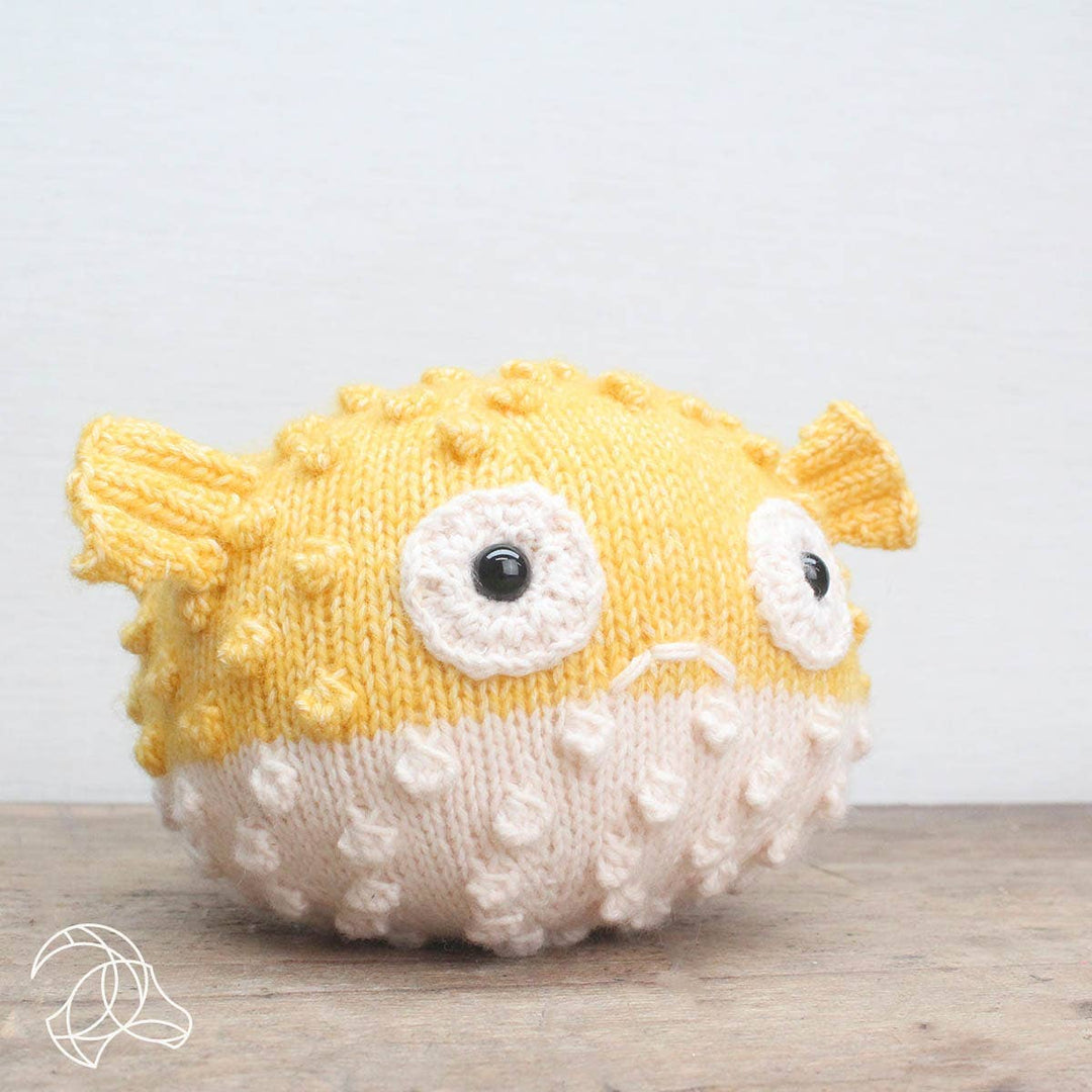 Hardicraft USA - DIY Knitting Kit - Bart Blowfish - Pisgah Needleworks