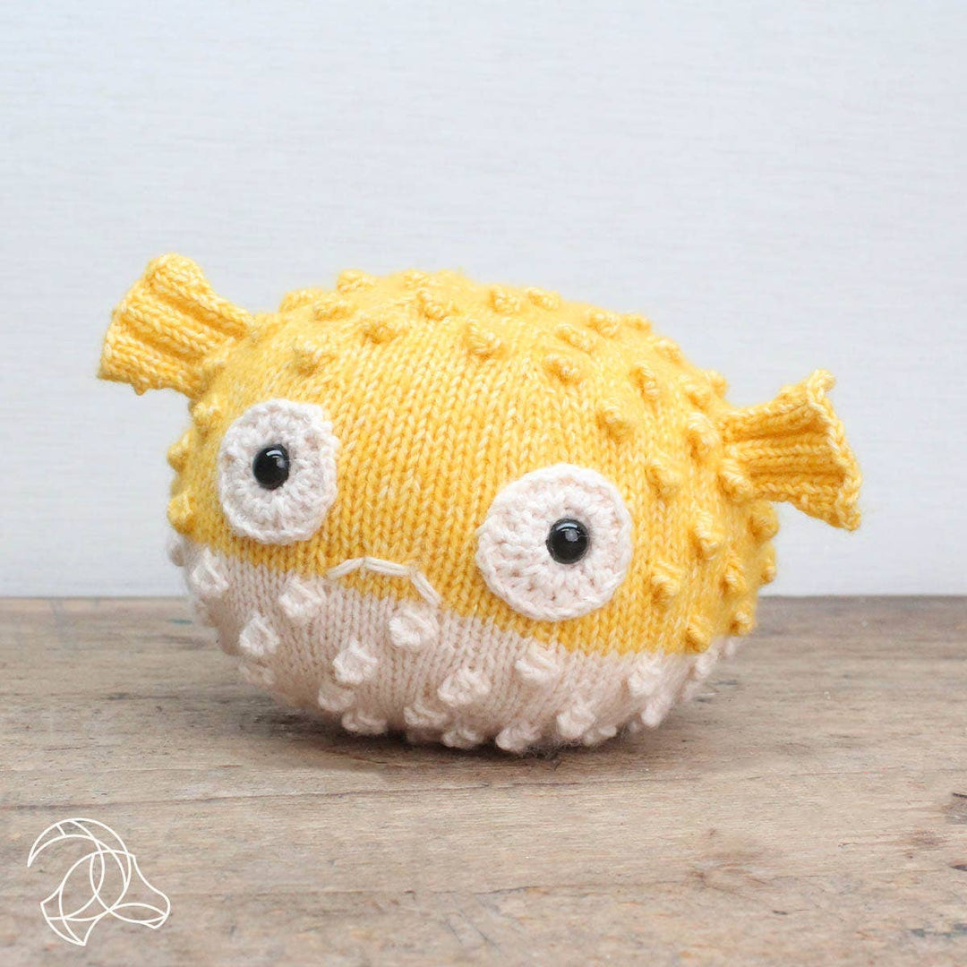 Hardicraft USA - DIY Knitting Kit - Bart Blowfish - Pisgah Needleworks