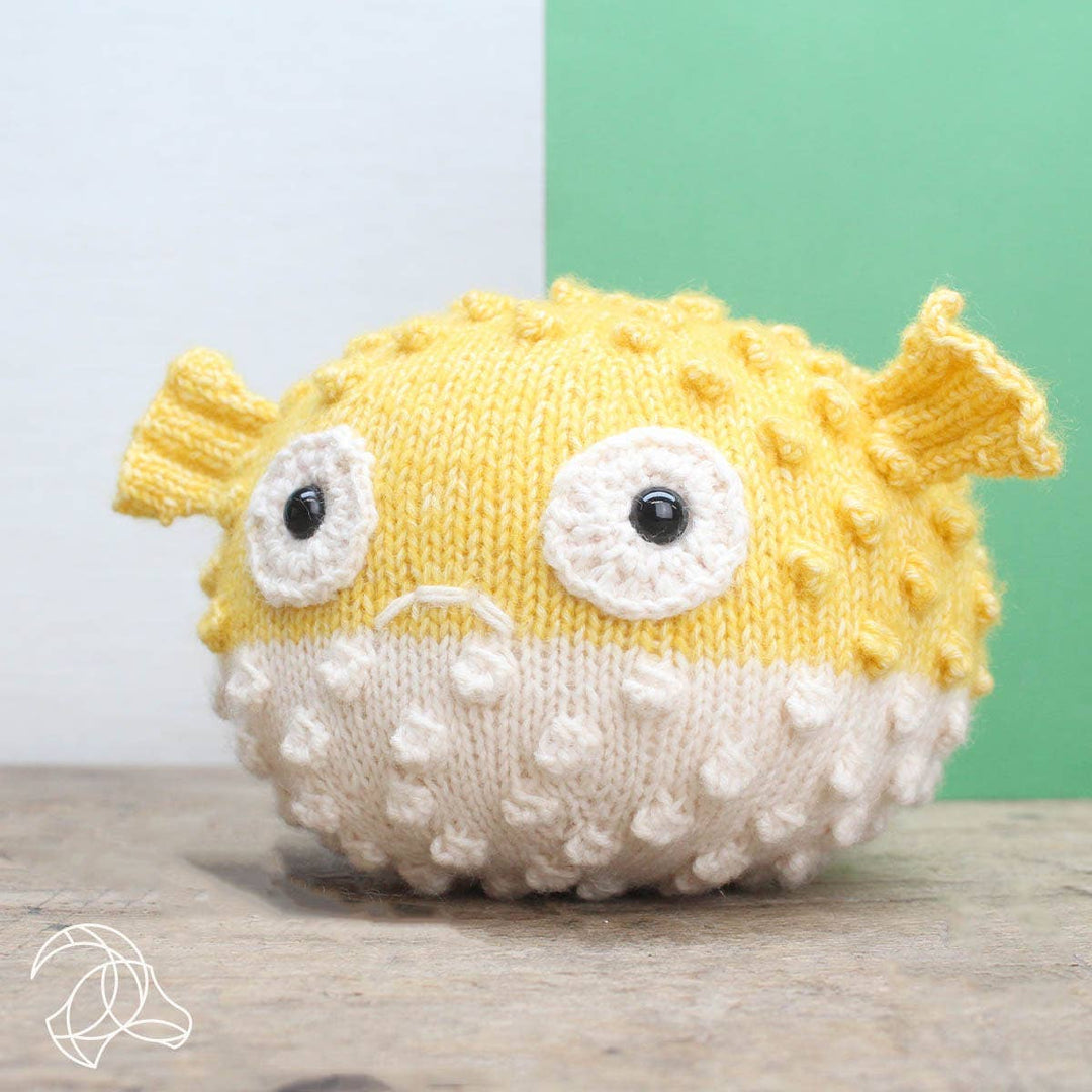 Hardicraft USA - DIY Knitting Kit - Bart Blowfish - Pisgah Needleworks