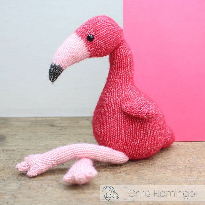 Hardicraft USA - DIY Knitting Kit - Chris Flamingo - Pisgah Needleworks
