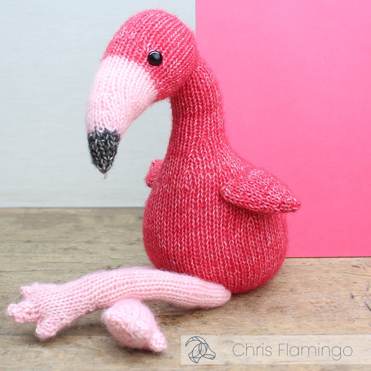 Hardicraft USA Chris Flamingo DIY Knitting Kit | Pisgah Needleworks