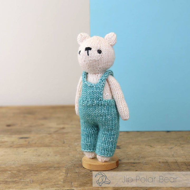 Hardicraft USA - DIY Knitting Kit - Jip Polar Bear - Pisgah Needleworks