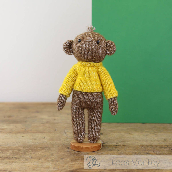 Hardicraft USA - DIY Knitting Kit - Kees Monkey - Pisgah Needleworks
