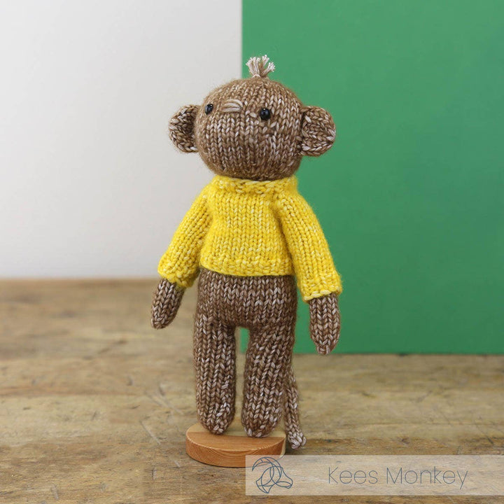 Hardicraft USA - DIY Knitting Kit - Kees Monkey - Pisgah Needleworks