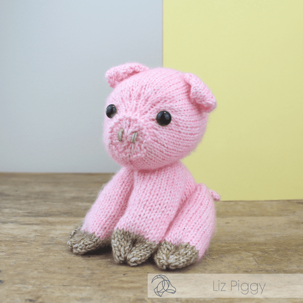 Hardicraft USA - DIY Knitting Kit - Liz Piggy - Pisgah Needleworks
