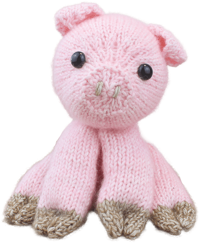 Hardicraft USA - DIY Knitting Kit - Liz Piggy - Pisgah Needleworks