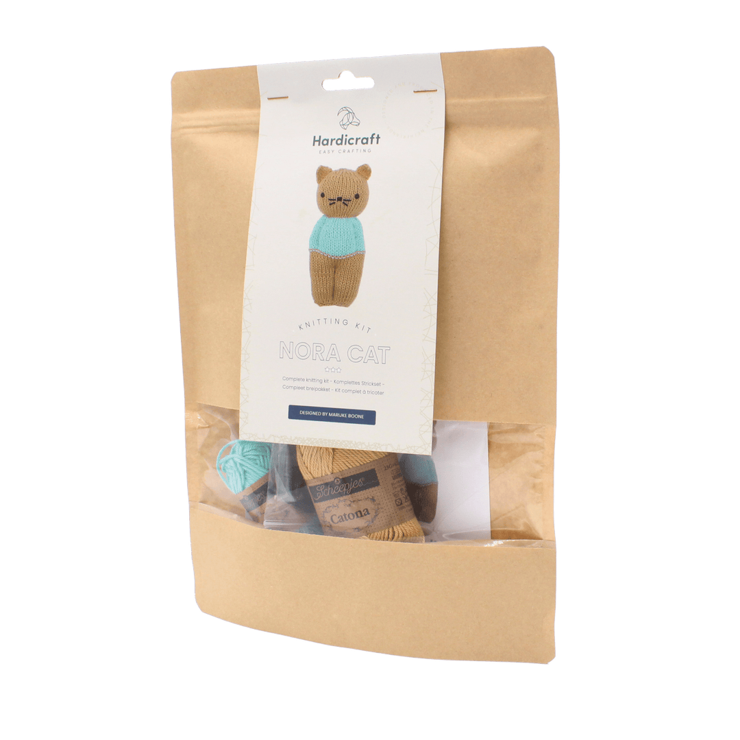 Hardicraft USA - DIY Knitting Kit - Nora Cat - Pisgah Needleworks