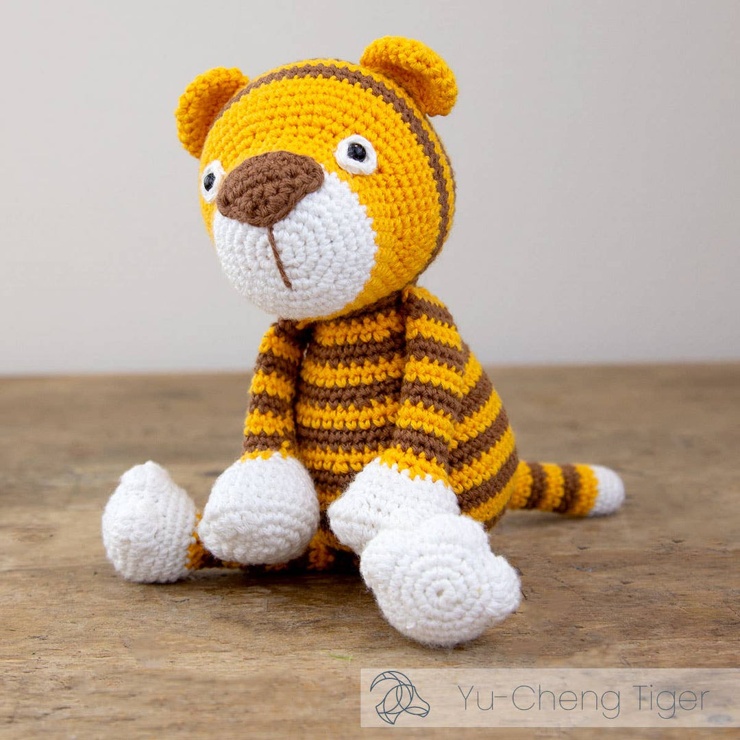 Hardicraft Yu - Cheng Tiger DIY Crochet Kit - Pisgah Needleworks