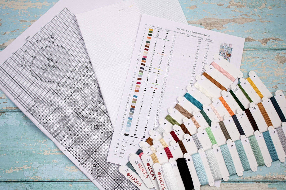 HobbyJobby - Cross Stitch Kit HobbyJobby - Bunny Buffet - Pisgah Needleworks