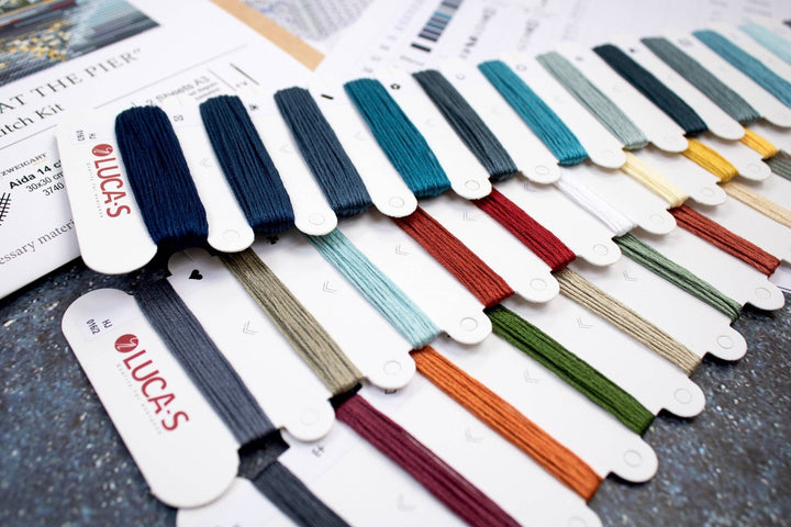 HobbyJobby - Cross Stitch Kit HobbyJobby - Christmas Night at The Pier - Pisgah Needleworks