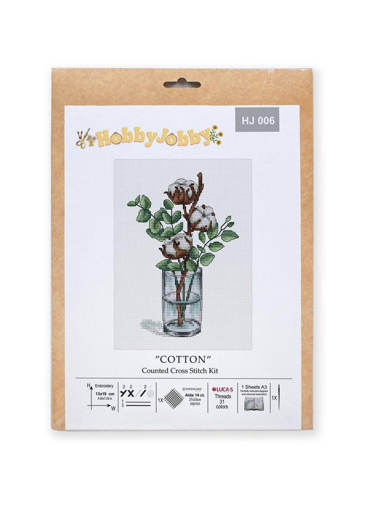 HobbyJobby - Cross Stitch Kit HobbyJobby - Cotton - Pisgah Needleworks