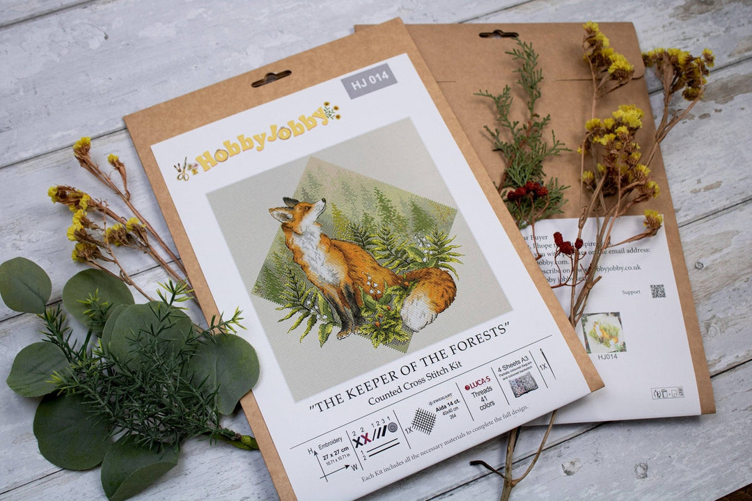 HobbyJobby - Cross Stitch Kit HobbyJobby - The Keeper of The Forests - Pisgah Needleworks