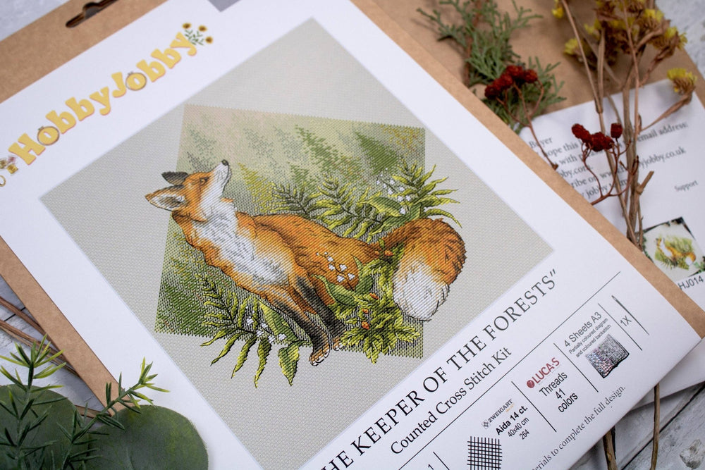 HobbyJobby - Cross Stitch Kit HobbyJobby - The Keeper of The Forests - Pisgah Needleworks