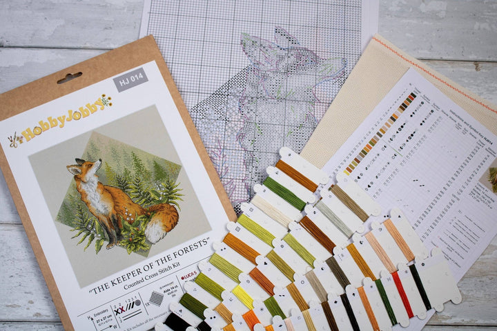 HobbyJobby - Cross Stitch Kit HobbyJobby - The Keeper of The Forests - Pisgah Needleworks