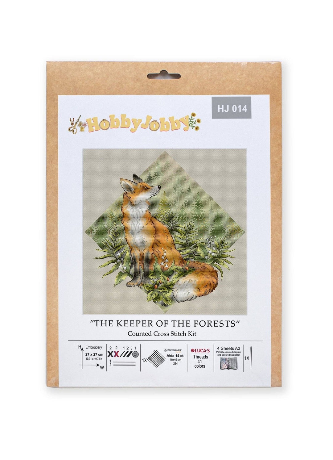 HobbyJobby - Cross Stitch Kit HobbyJobby - The Keeper of The Forests - Pisgah Needleworks