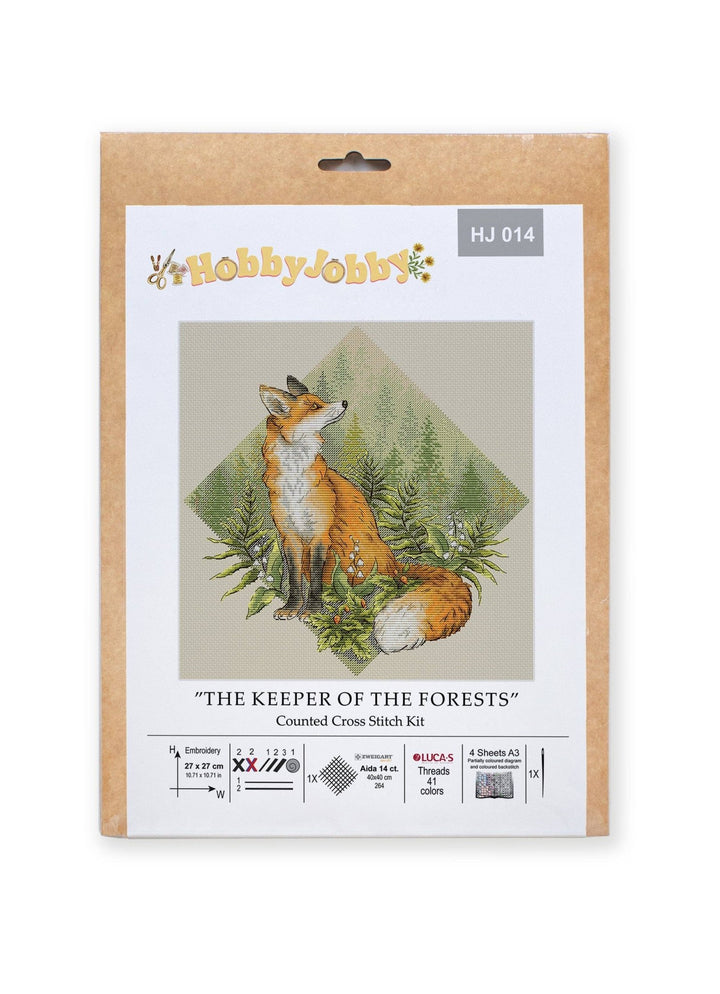 HobbyJobby - Cross Stitch Kit HobbyJobby - The Keeper of The Forests - Pisgah Needleworks