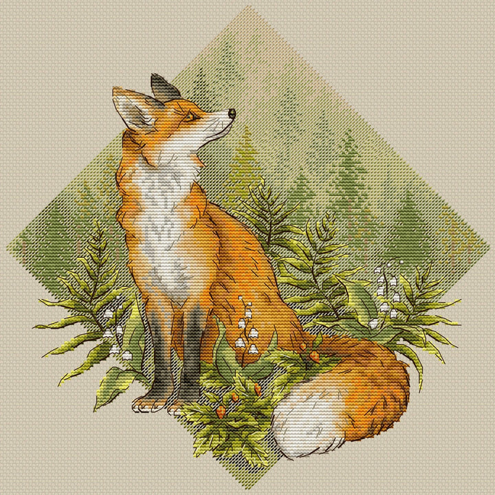 HobbyJobby - Cross Stitch Kit HobbyJobby - The Keeper of The Forests - Pisgah Needleworks