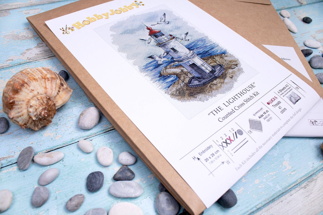 HobbyJobby - Cross Stitch Kit HobbyJobby - The Lighthouse - Pisgah Needleworks
