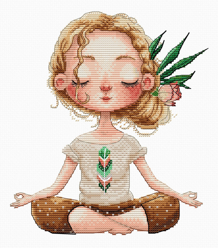 HobbyJobby – Inner Spirit Counted Cross Stitch Kit (14ct Aida) - Pisgah Needleworks