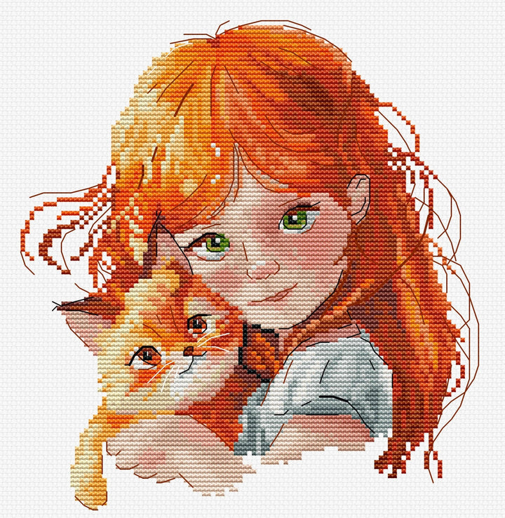 HobbyJobby – The Gingers Counted Cross Stitch Kit (16ct Aida) - Pisgah Needleworks