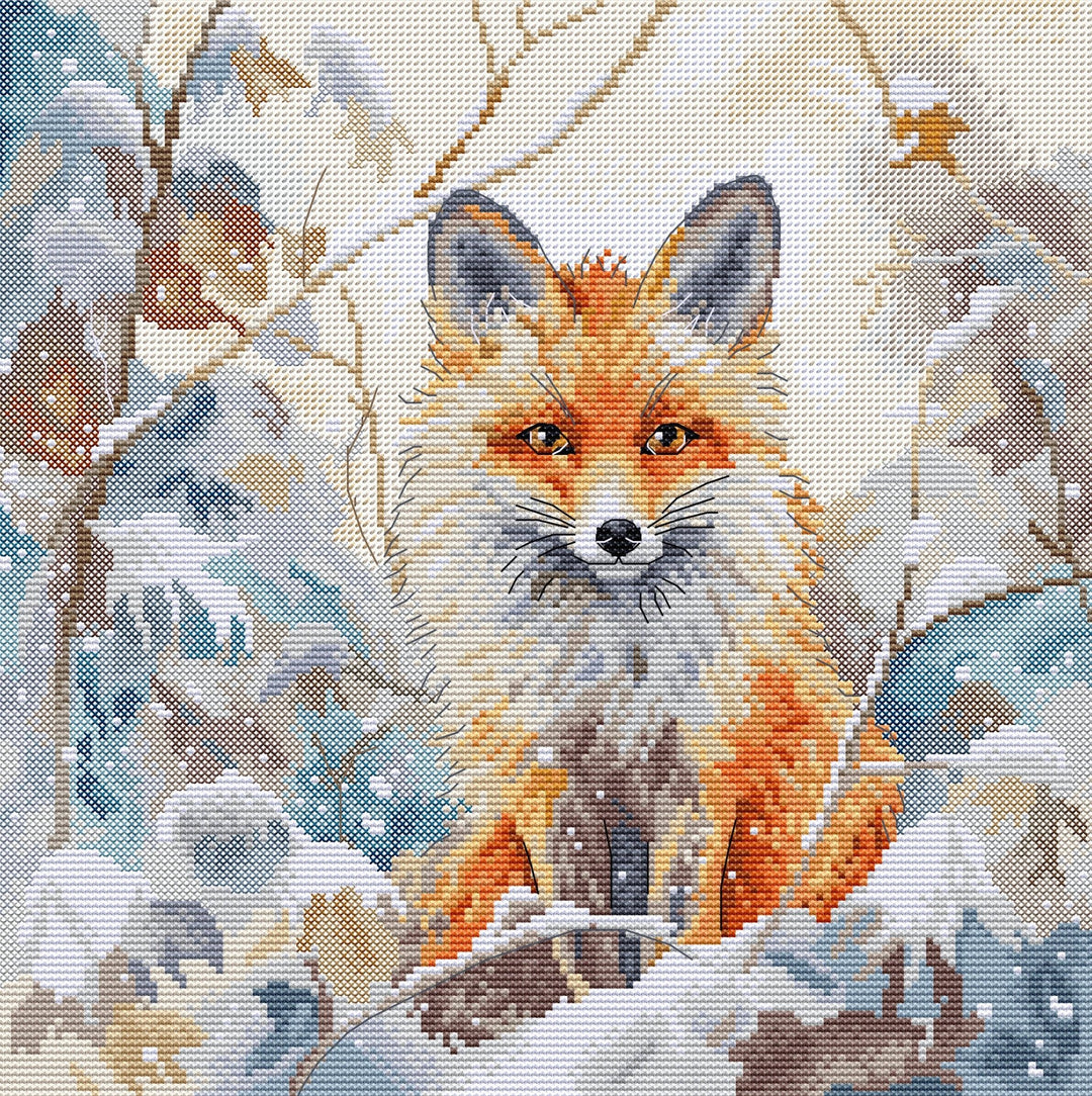 HobbyJobby – The Huntress Counted Cross Stitch Kit (16ct Aida) - Pisgah Needleworks
