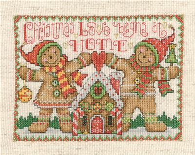 Imaginating “Gingerbread Fun” Christmas Cross Stitch Pattern - Pisgah Needleworks
