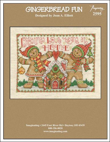 Imaginating “Gingerbread Fun” Christmas Cross Stitch Pattern - Pisgah Needleworks