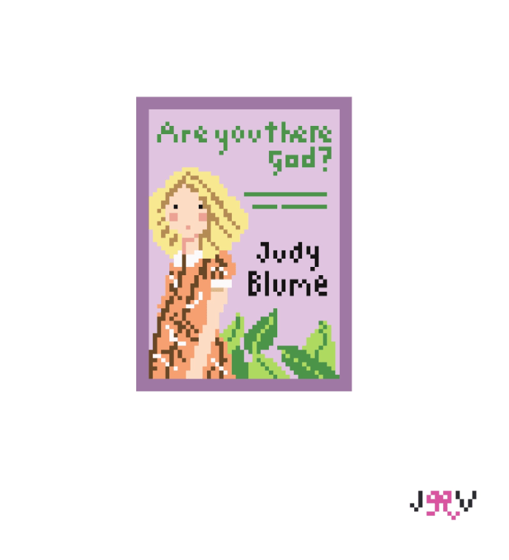 Jennifer Vallez Needlepoint - JV111 - Judy Blume Needlepoint Canvas - Pisgah Needleworks