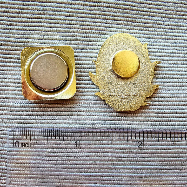 Jessica Long Embroidery – Black Cat Enamel Needle Minder - Pisgah Needleworks